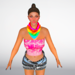 Pride Neck Bandana for MP Male and Female 1.0