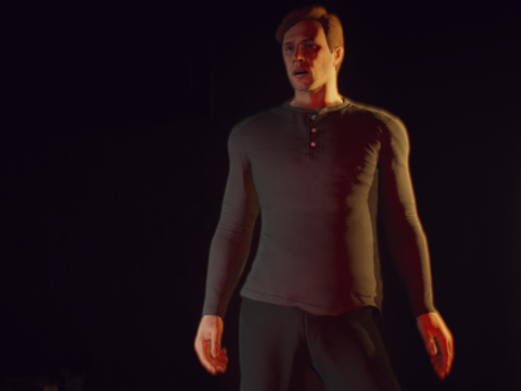 Unbuttoned shirt for MP Male