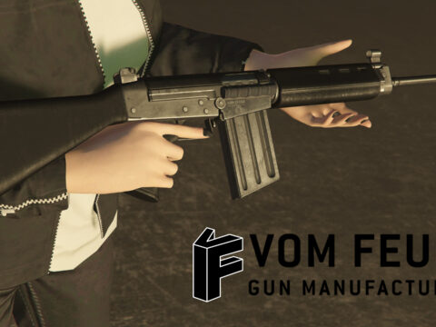 Vom Feuer Battle Rifle Extended Barrel [Replace | Animated | Tints] V1.1