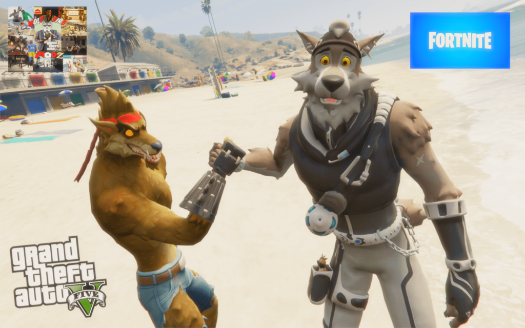Wendell & Dire Wolf "Fortnite" [Add-On Peds] 1.0