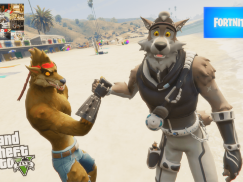 Wendell & Dire Wolf "Fortnite" [Add-On Peds] 1.0