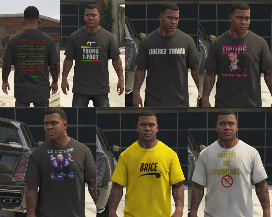 ambiance2rue t-shirt pack 1.0