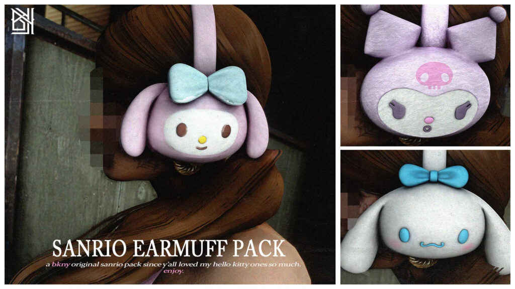 sanrio earmuff pack for MP female