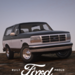 1992-1996 Ford Bronco XLT [ Add-On | Extras | Tuning | VehFuncsV | LODs ] V1.0