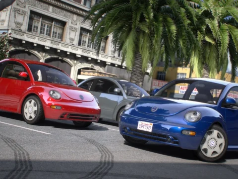 2001 Volkswagen New Beetle (US-Spec) [Add-On | 200+ Tuning | Template | Sound] V1.1