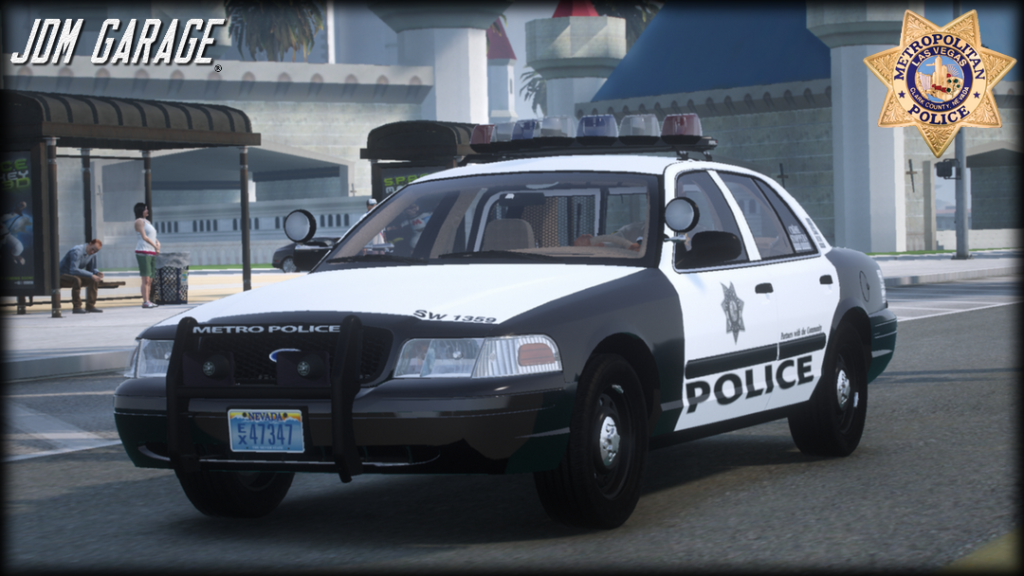 2008 Ford Crown Victoria P71 Las Vegas Metropolitan Police Department [ Add-On | Non-ELS | VehFuncsV | LODs | SSLA ] V1.0