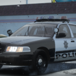 2008 Ford Crown Victoria P71 Las Vegas Metropolitan Police Department [ Add-On | Non-ELS | VehFuncsV | LODs | SSLA ] V1.0
