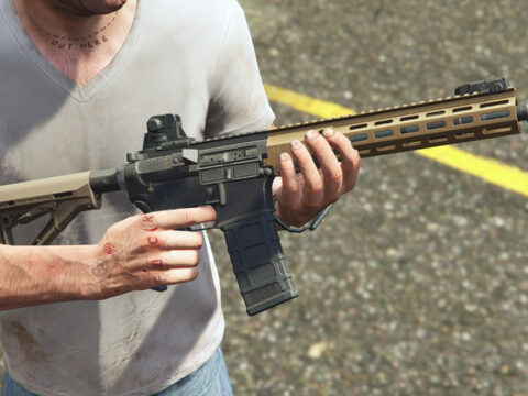 AR15-Geissele SMR MK16 [SP/Replace] V1.0