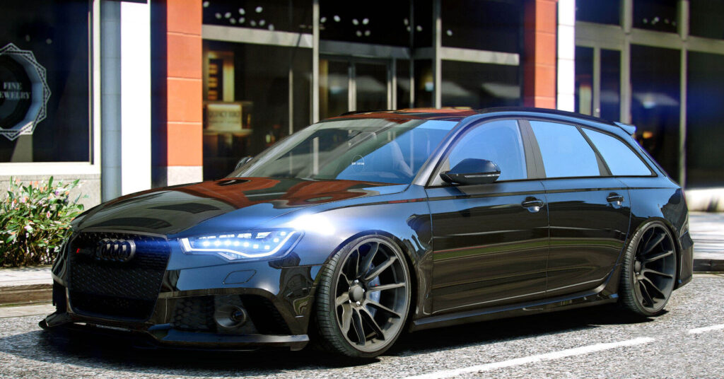 Audi RS6 Avant Black – GTA 5 mod