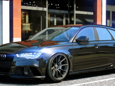 Audi RS6 Avant Black