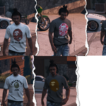 Bape T-shirt pack for MP Male 1.0