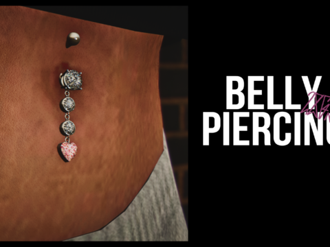 Belly Piercing For MP Female 1.0