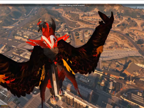 BloodRaven x suit Wings pubg mobile 1.1