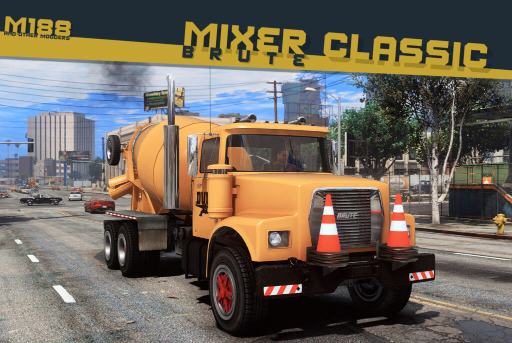 Brute Mixer Classic / Tipper-based Mixer [Add-On | Replace | Liveries | Template | Sounds] V1.4
