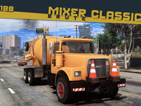 Brute Mixer Classic / Tipper-based Mixer [Add-On | Replace | Liveries | Template | Sounds] V1.4