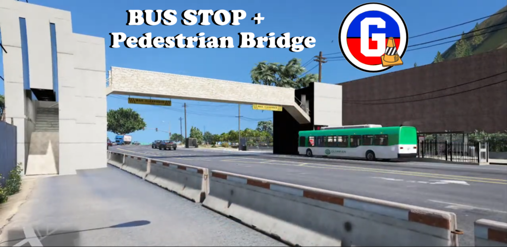 (Paleto Bay) Bus Depot with Pedestrian Bridge 1.0