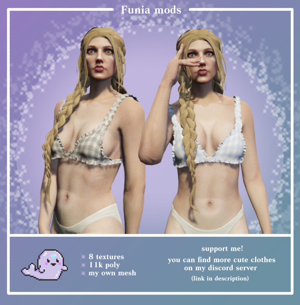 Cute lingerie for MP female 1.0