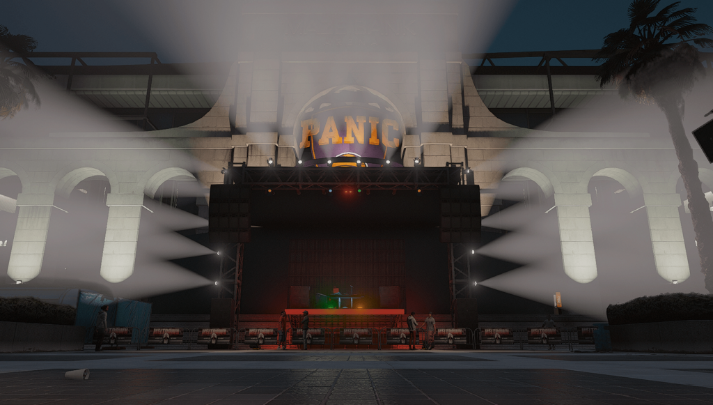 Eventstage Maze Bank