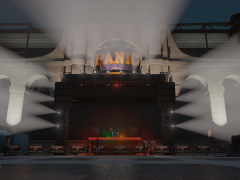 Eventstage Maze Bank