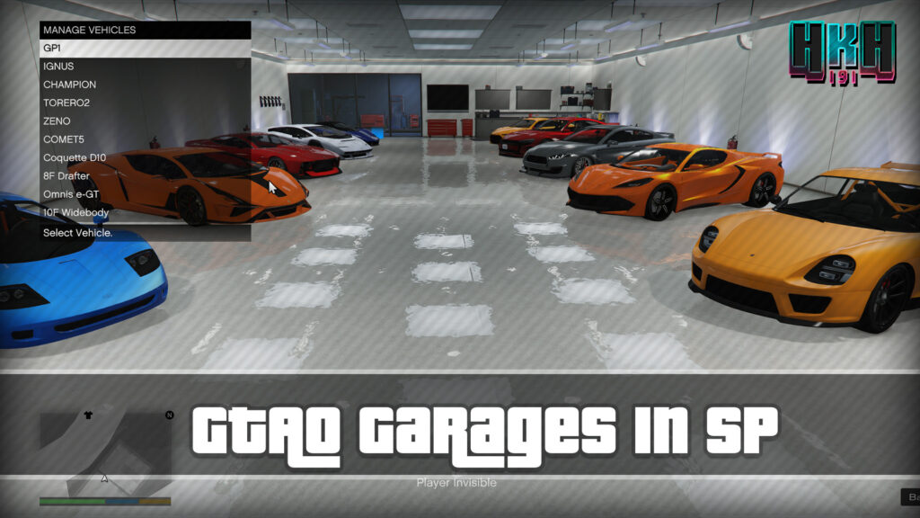 GTAO Garages in SP 1.0