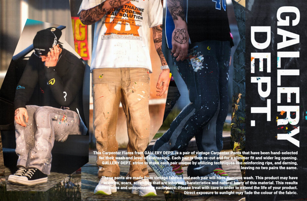 Gallery Dept Carpenter Pants For MP Male 1.0