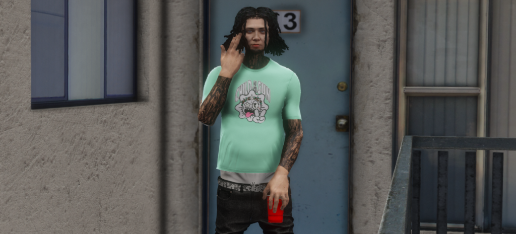 Glo Gang Shirt for MP Male 1.0