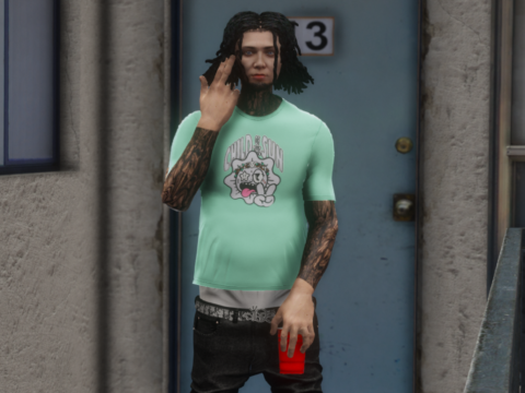 Glo Gang Shirt for MP Male 1.0