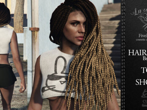 Hair + top + short for MP Female v1