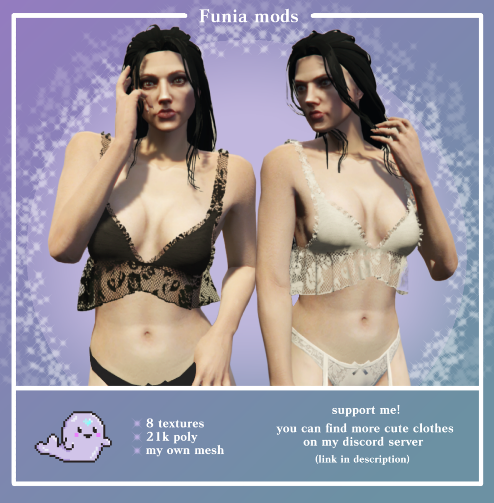 Lace lingerie for MP Female 1.0