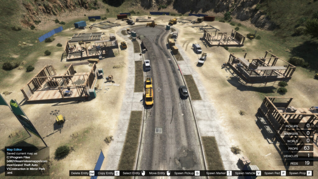 Mirror Park Construction