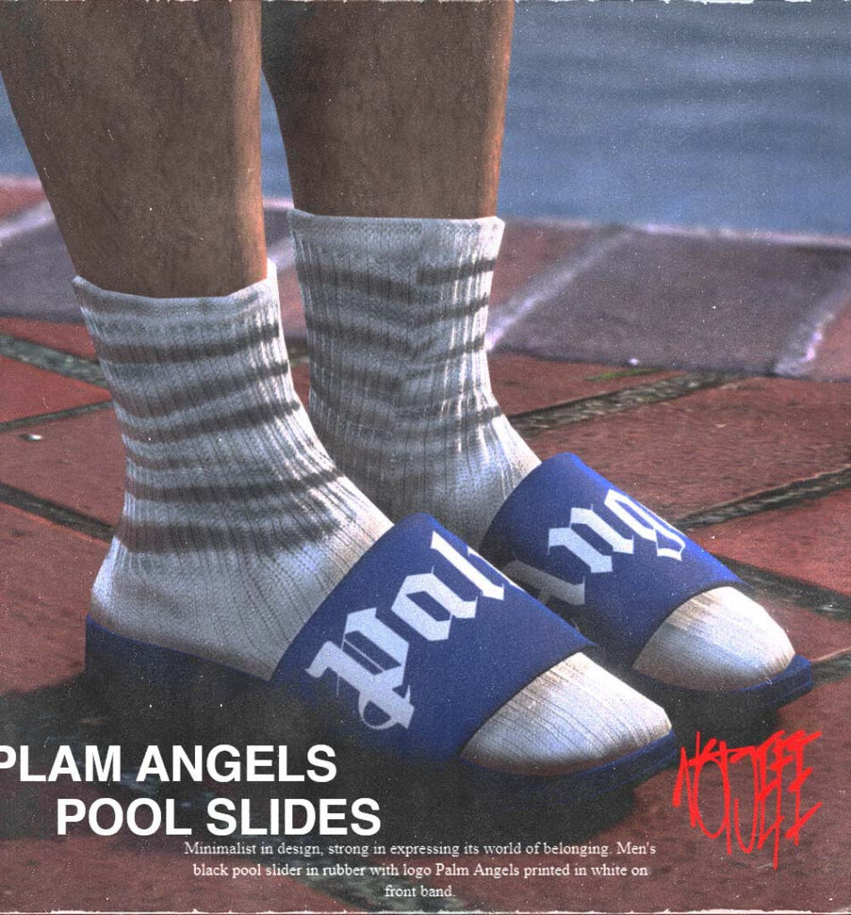 Palm Angels Pool Slides for MpMale