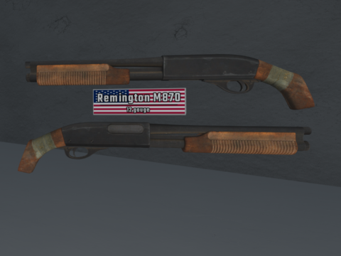 Remington M870 Sawn Off 1.0