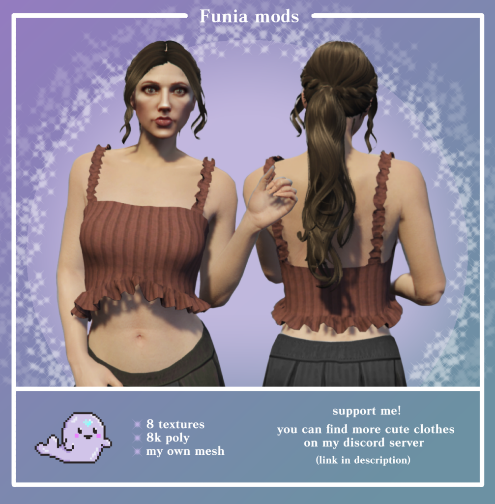 Sweater top for MP female 1.0