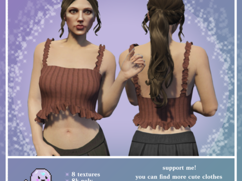 Sweater top for MP female 1.0