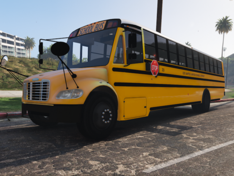 Thomas Built Freightliner C2 School Bus [Add-On | ELS]