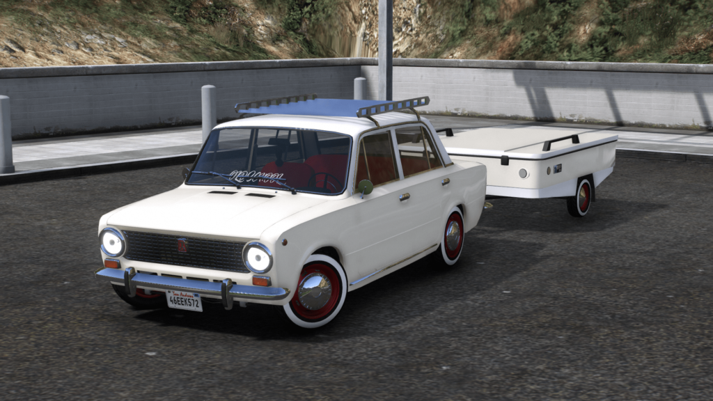 1972 LADA 2101 "Classic" + Trailer [Add-On | Extras | Template] V1.0