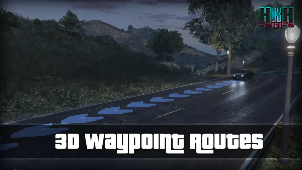3D Waypoint Routes