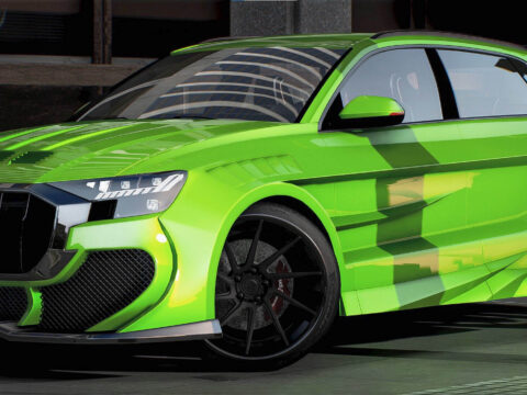 Audi Q8 Abflug