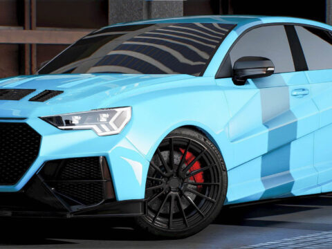 Audi RSQ3 Abflug