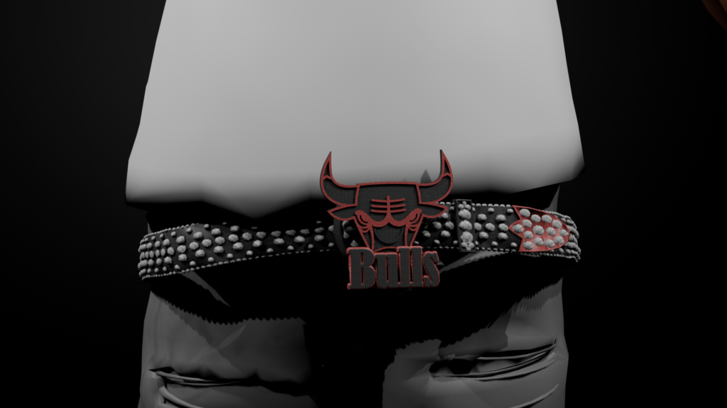 B.B simon Chicago Bulls Belt 1.0