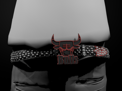 B.B simon Chicago Bulls Belt 1.0