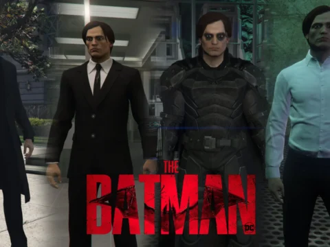 Bruce Wayne Outfits Pack Rigged [Add-On-Ped] 5.0