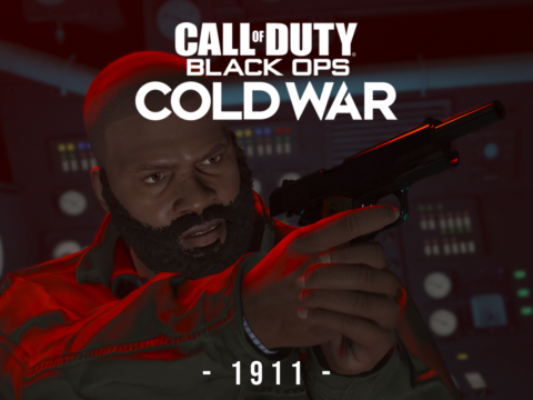Chrome Colt 1911 From COD COLD WAR 1.0