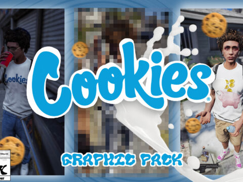Cookies Graphic T-Shirt Pack for MP Male 1.0