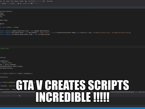 Create any C# Script in Game and compile in Game 2