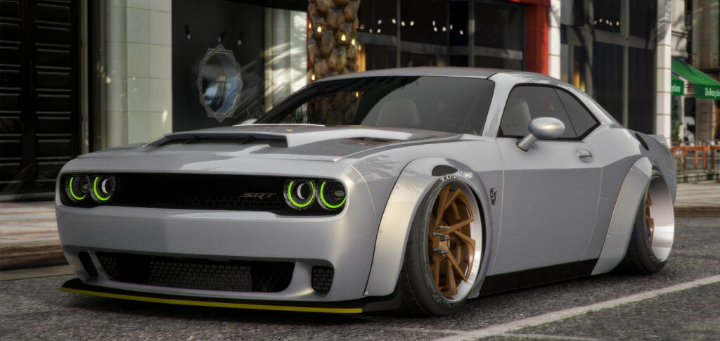 Dodge Challenger SRT Demon Widebody Bagged2