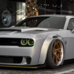 Dodge Challenger SRT Demon Widebody Bagged2