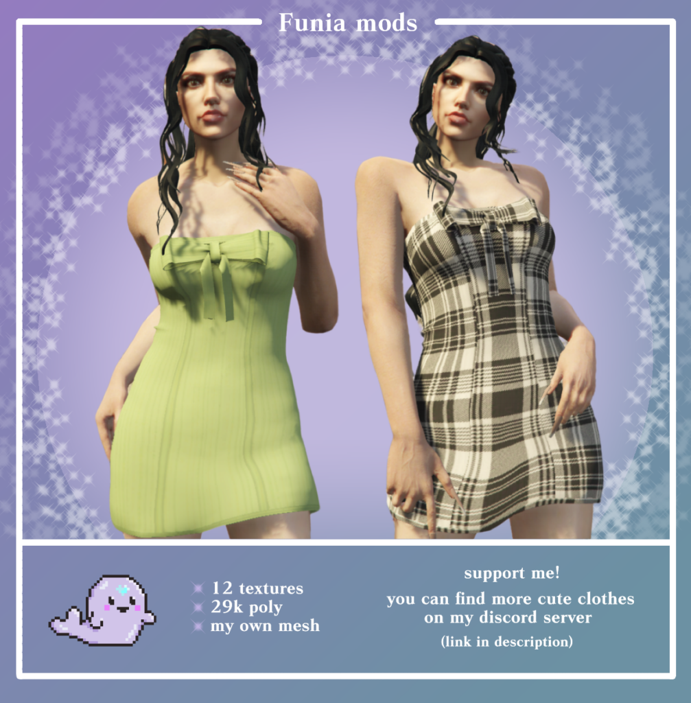 Dress with bow for MP Female
