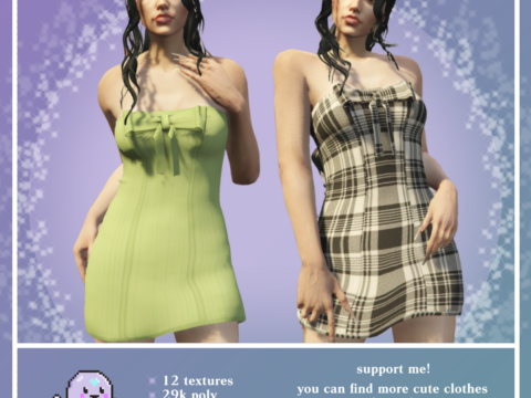 Dress with bow for MP Female
