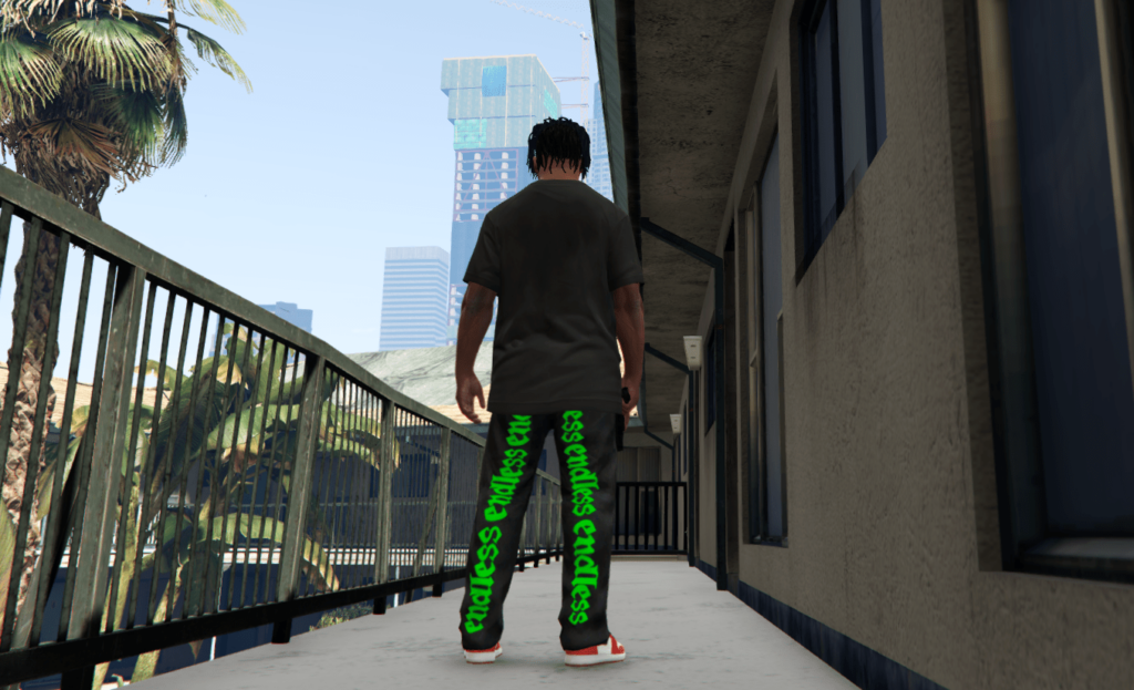 Endless Denim x VLONE Black Leather Pants 2.0